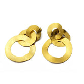 Boucles d'oreilles triple anneaux Noces de Cana 3